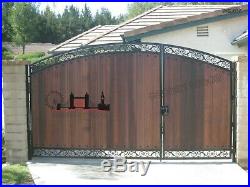 Driveway Gates/composite Wood Gate / Wooden Gate/ Metal Gate/wrought Iron Gate