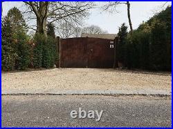 Driveway Wooden Gates c/w above ground electric arms and many remote fobs