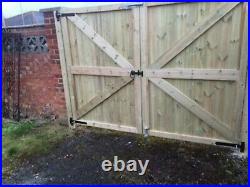 Driveway gate handmade wooden driveway gates Free DELIVERY