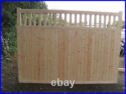 Driveway gates 5 ft h x 12 ft wide village gates