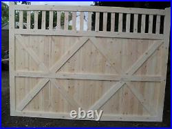 Driveway gates 5 ft h x 12 ft wide village gates