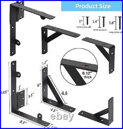 Durable Rust-Proof Anti-Sag Gate Hardware for Wooden Driveway or Garden Gates