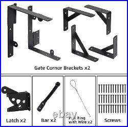 Durable Rust-Proof Anti-Sag Gate Hardware for Wooden Driveway or Garden Gates