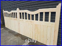 Elmhirst Style Driveway Gates (Type 1) Wooden gates