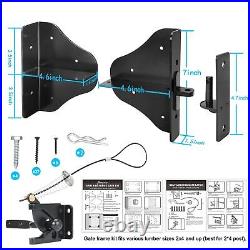Fence Gate Kit Gate Hardware with Gate Latch Updated 90 Degree Right Angle