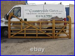 Five bar wooden drive quality gate 10ft or made to measure