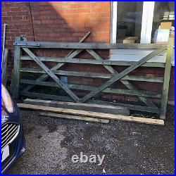 Five bar wooden gate 9ft Very Heavy