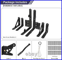 Gate Corner Brace Bracket anti Sag Gate Frame Hardware Kit Wooden Gate Fence