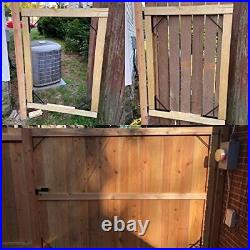Gate Frame Kit Heavy Duty Adjustable No Sag Gate Kit for Wooden Easy Gate Bra