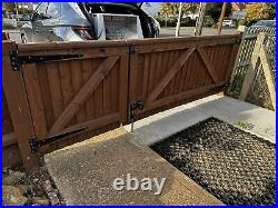 Gates Wooden Garden Gate Driveway Car Yard Farm Pedestrian Including Ironmongery