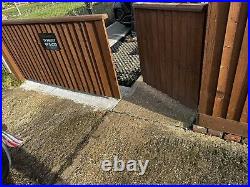 Gates Wooden Garden Gate Driveway Car Yard Farm Pedestrian Including Ironmongery