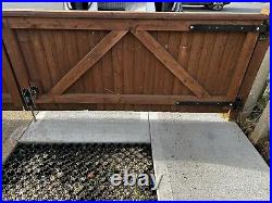 Gates Wooden Garden Gate Driveway Car Yard Farm Pedestrian Including Ironmongery