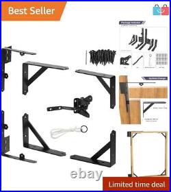 Heavy-Duty Gate Brace Bracket Kit Anti-Sag Frame Hardware for Wooden Fences