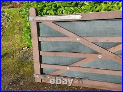 Heavy Duty Wooden Drive Gates12 Foot Wide Opening8 And 4 Foot Wide Each