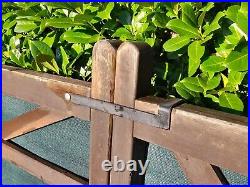 Heavy Duty Wooden Drive Gates12 Foot Wide Opening8 And 4 Foot Wide Each