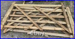 Heavy Duty Wooden Gate Field/ Driveway Shelter Left and Right