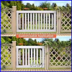 Highpro 2 Pack Gate Corner Brace Bracket Gate Kit, Wooden Fence Gate Hinges No