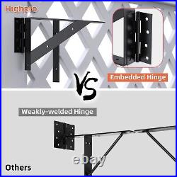 Highpro 2 Pack Gate Corner Brace Bracket Gate Kit, Wooden Fence Gate Hinges No