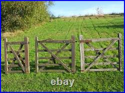 Job Lot Wooden Driveway Gates Set Of 3 Used Godd Quality