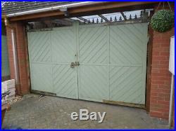 LARGE WOODEN DRIVEWAY GATES Excellent condition in Herringbone/diamond pattern