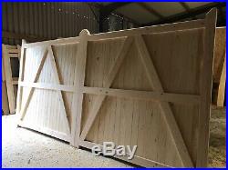 Large Driveway Gates Wooden Gate Fully Boarded Cottage Design New Bespoke Custom