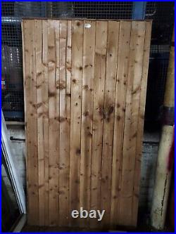 Large Solid Wooden Gate Fully Tantalisined 2030 mm X 1130 mm