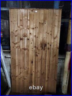 Large Solid Wooden Gate Fully Tantalisined 2030 mm X 1130 mm