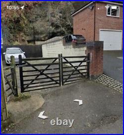 Large Wooden Driveway Gates Used