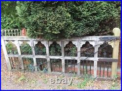 Large Wooden Driveway Gates With Wall Panels +small Gate Vintage Used Antique