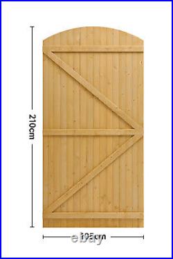Large Wooden Garden Gate Pedestrian Fence Gate Porch Privacy Panel Outdoor