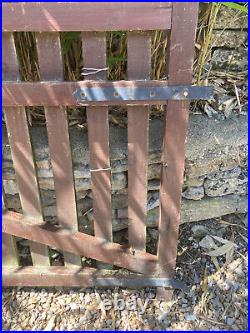 Large Wooden Picket Drive Gates (Double) Including Both Posts & All Fittings
