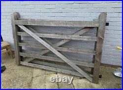 Large solid wooden gates