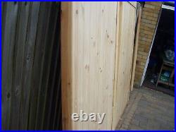 NEW HEAVY DUTY DRIVEWAY GATES TIMBER WOODEN 5ft 8' high 7ft 6' width 70mm depth