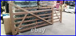 NEW Pair of Charltons Wooden Driveway Estate Gates (Iroko) 8' & 3