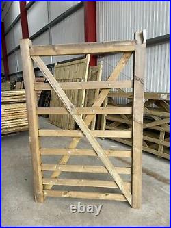 Narrow Diamond Brace Wooden Gates 180 cm H x 119 cm W CLEARANCE