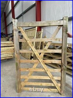 Narrow Diamond Brace Wooden Gates 180 cm H x 119 cm W CLEARANCE