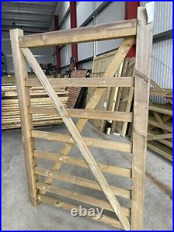 Narrow Diamond Brace Wooden Gates 180 cm H x 119 cm W CLEARANCE