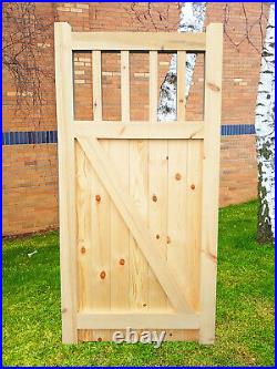 Old Lodge Wooden Cottage style Timber Side Garden Gate