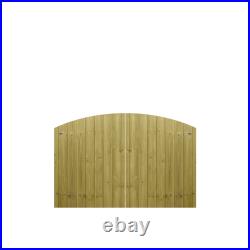 PGS Driveway Gates BESPOKE Made2Measure Semi-Braced Tongue & Groove Arched 4ft