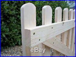 PLANED SMOOTH Picket Style Wooden Driveway Gates CUSTOM MADE TO ORDER