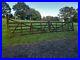 Pair-Double-Solid-Wooden-Farm-Ranch-Style-Field-Entrance-Driveway-Gates-01-wk