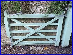 Pair/Double Solid Wooden Farm/Ranch Style Field/Entrance/Driveway Gates