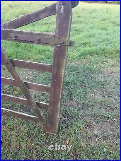 Pair/Double Solid Wooden Farm/Ranch Style Field/Entrance/Driveway Gates