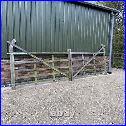 Pair Of Wooden driveway Gates Used