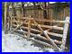 Pair-of-5-bar-wooden-gates-and-X2-gate-posts-each-Gate-5ft-Wide-X-4ft-High-01-vr