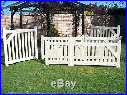 REDWOOD Wooden Driveway Pair of Gates= 3ft 6 High