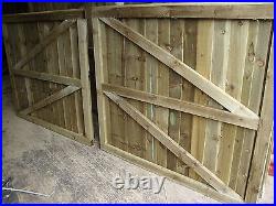 Ready To Install Wooden Driveway Gates Treated Gates Garden Gates Double Gates