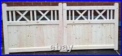 Richmond Style Drive Gates / Timber / Wooden / Single / Side Gates
