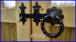 Ring latch heavy duty driveway wooden gates fencing stables garden gate farm