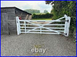 Ruby Exbourne Curved Wooden Gate Planed Curved Heel Driveway Gate